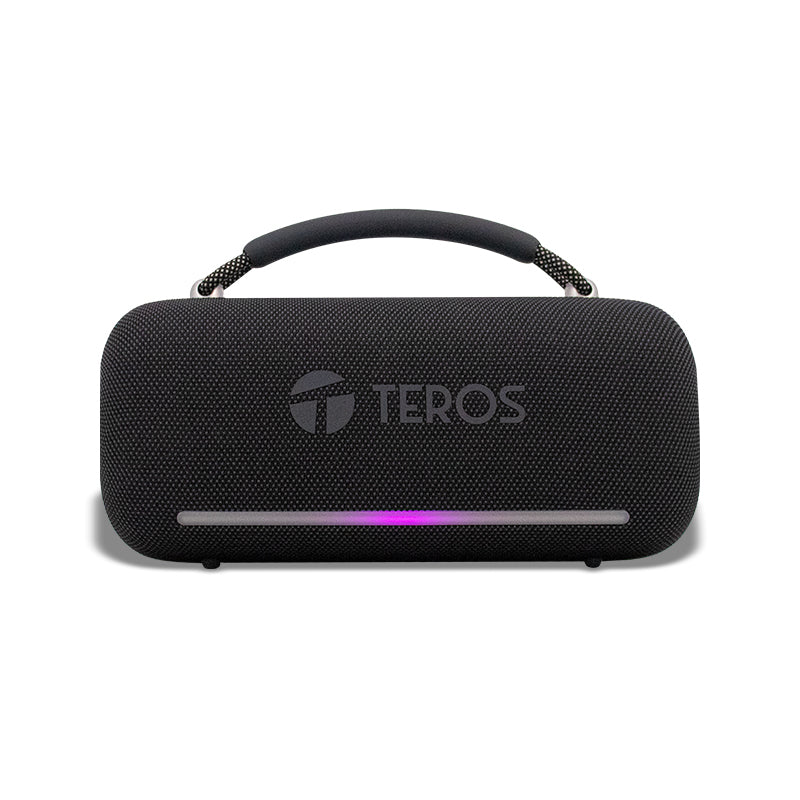 Parlante Inalámbrico Teros Vibe 6049, 60w, Bt 5.3, 4000 Mah, Usb, Luces Led, Negro[@@