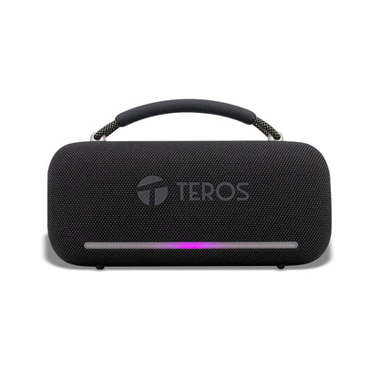 Parlante Inalámbrico Teros Vibe 6049, 60w, Bt 5.3, 4000 Mah, Usb, Luces Led, Negro[@@