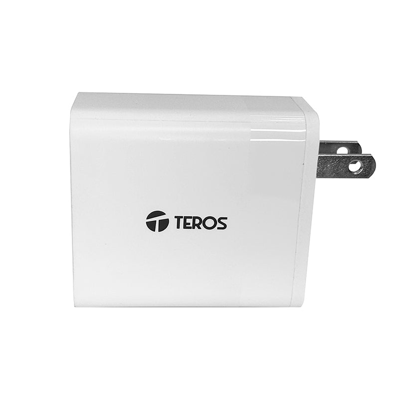 Cargador Usb-a Usb-c Teros Te-70207w, Gan, Pd 65w, Blanco Potencia Y Eficiencia E