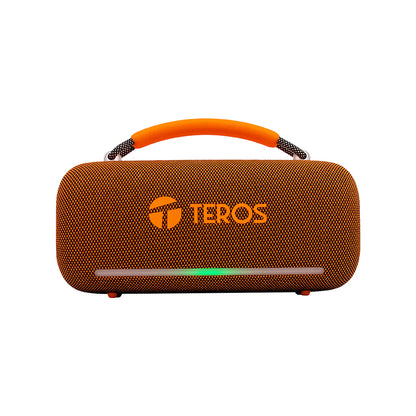 Parlante Inalámbrico Teros Vibe Vb-6049or, 60w, Bt 5.3, 4000 Mah, Usb, Luces Led, Nar