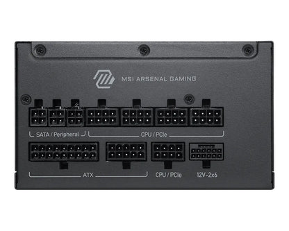 MSI MAG A1200PLS PCIE5 unidad de fuente de alimentación 1200 W 20+4 pin ATX ATX Negro