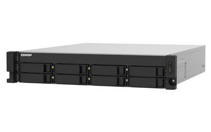 QNAP TS-832PXU-RP NAS Bastidor (2U) Annapurna Labs AL324 4 GB DDR4 0 TB QNAP Turbo System Aluminio, Negro