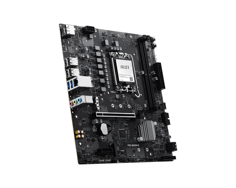MSI PRO B860M-E placa base Intel B860 LGA 1851 (Socket V1) micro ATX
