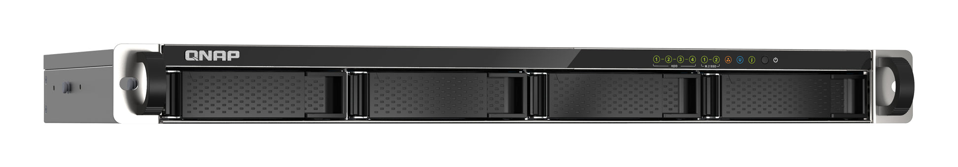 QNAP TS-435XeU NAS Bastidor (1U) Marvell CN9131 4 GB DDR4 0 TB QNAP QTS Negro, Gris