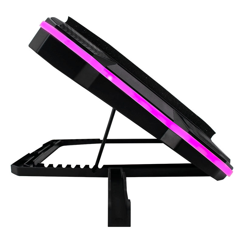 Cooler Teros Te-7133n Rgb, Compatible Con Notebooks De 14 Hasta 19 Cooler Teros