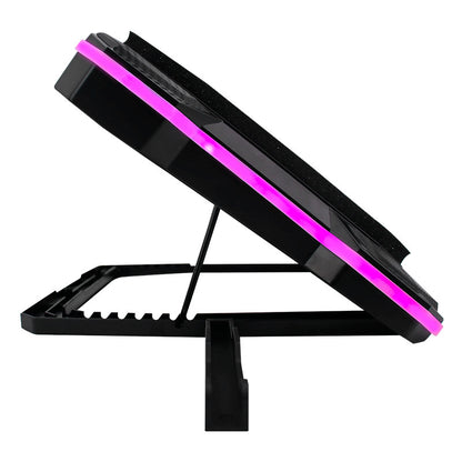Cooler Teros Te-7133n Rgb, Compatible Con Notebooks De 14 Hasta 19 Cooler Teros
