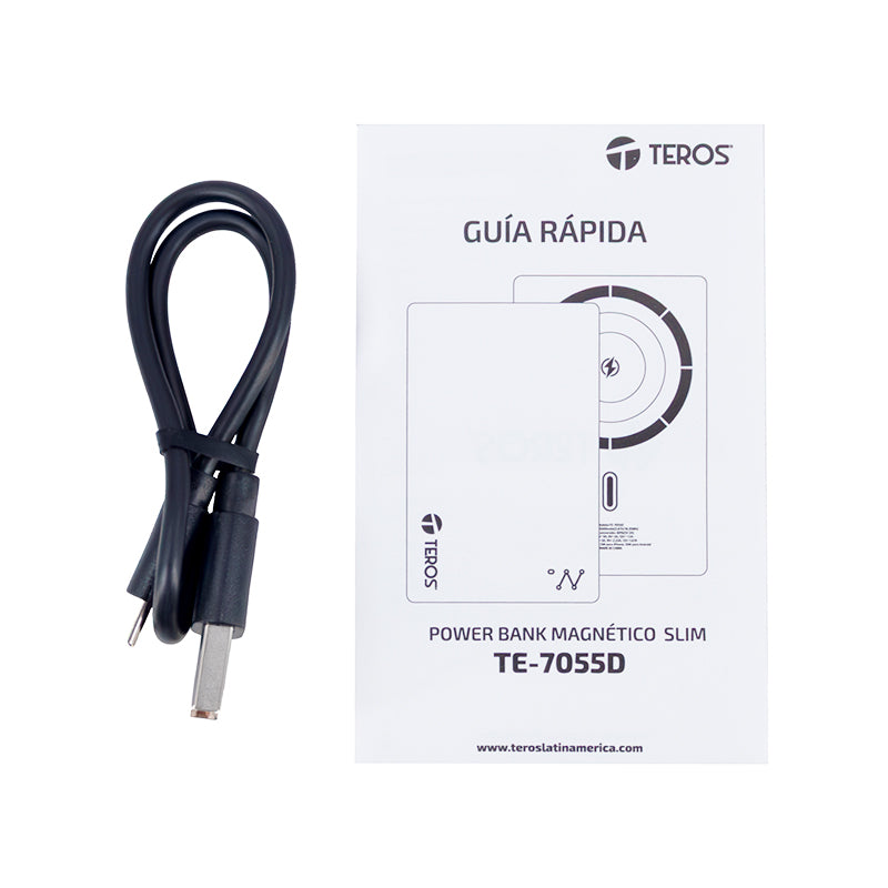 Powerbank Teros Te-7055d, 5000 Mah, (3,85 V/19.35wh) Descubre El Powerbank Teros