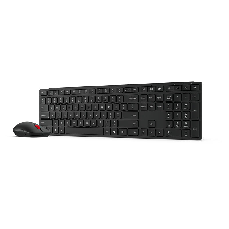 Teclado Y Mouse Inalámbricos Multimodo Lenovo Procombo 6000-la Español 171 (sin Bater