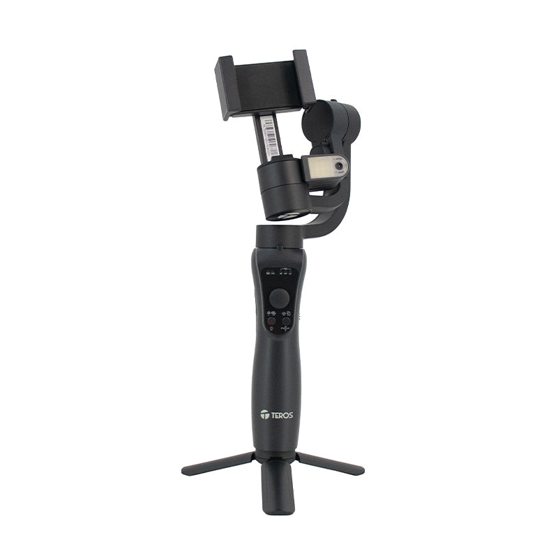 Estabilizador Gimbal De 3 Ejes 360º Con Rastreador Ia, Teros Te-7056n Para Telefonos[