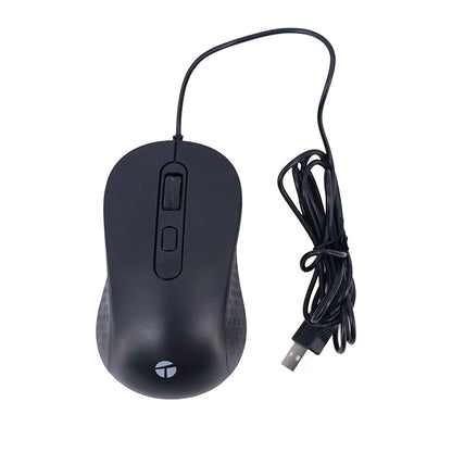 Mouse Óptico Teros Te-1229s, Usb, 4 Botones, Negro Descubre El Mouse Teros Te-122