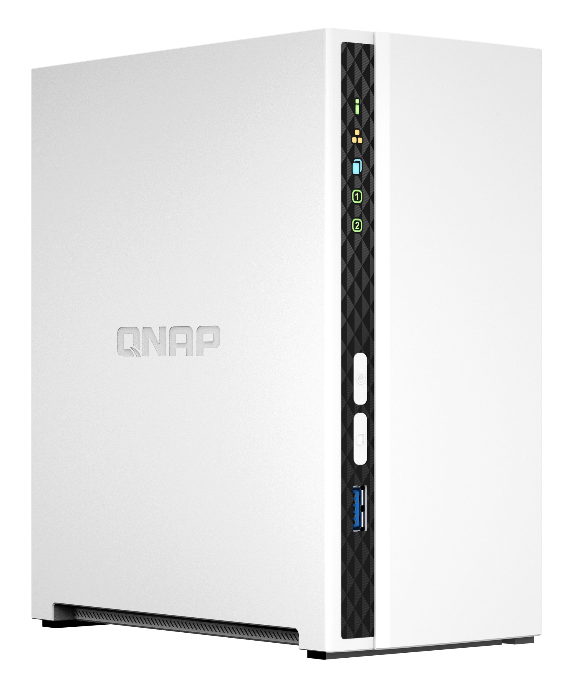 QNAP TS-233 NAS Torre ARM Cortex-A55 2 GB 0 TB QNAP QTS Blanco