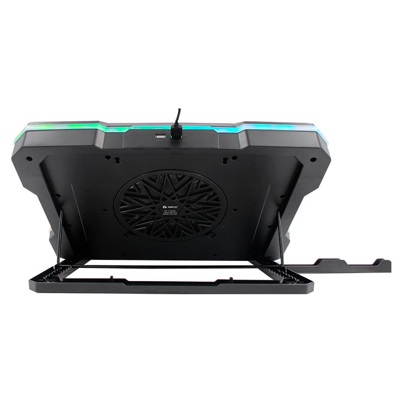 Cooler Teros Te-7133n Rgb, Compatible Con Notebooks De 14 Hasta 19 Cooler Teros