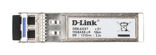 D-Link DEM-432XT red modulo transceptor Fibra óptica 10000 Mbit/s SFP+ 1310 nm