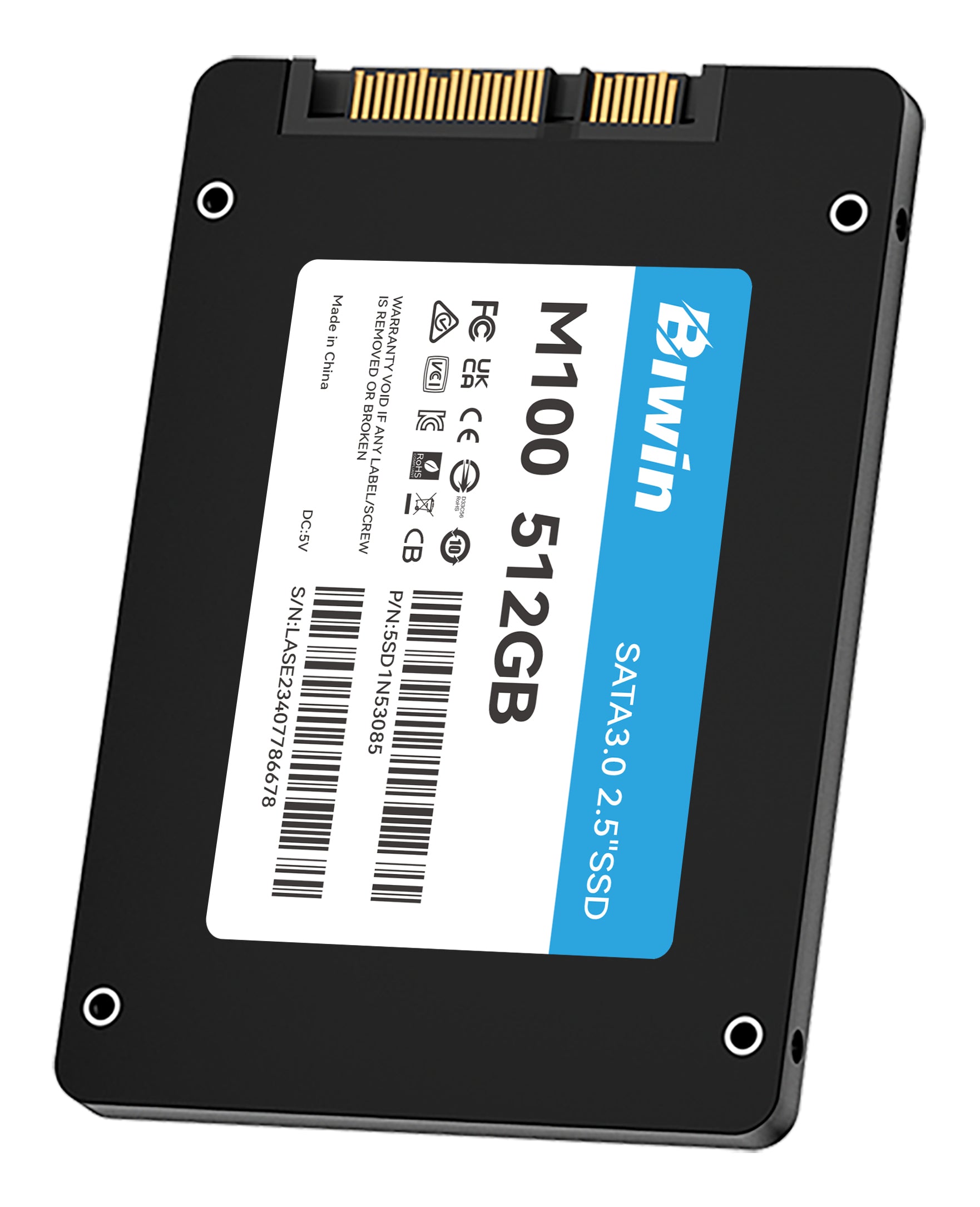Biwin M100 512 GB 2.5" Serial ATA III