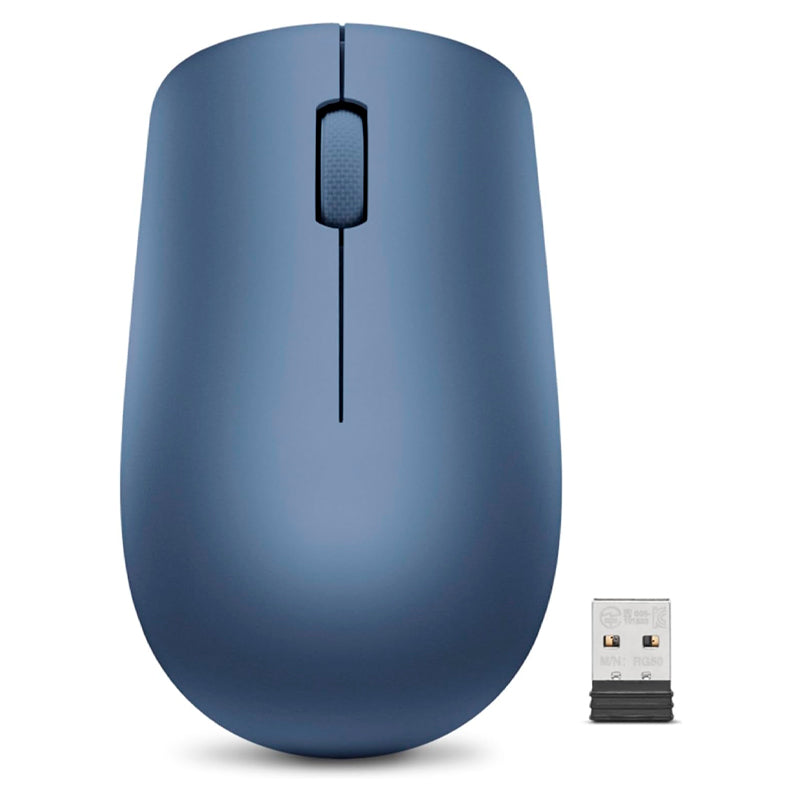 Mouse Lenovo 530, Interfaz Sensor Óptico, 1200dpi, 3 Botones, Color Abismo Azul R