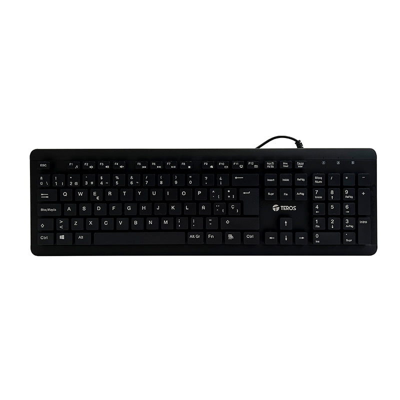 Teclado Lavable Teros Te-4065n, Ipx7, Usb, Negro Descubre El Teclado Teros Te-406