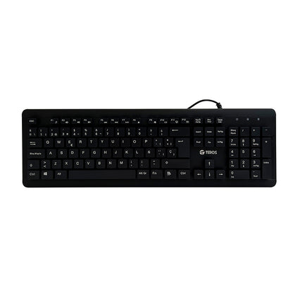 Teclado Lavable Teros Te-4065n, Ipx7, Usb, Negro Descubre El Teclado Teros Te-406