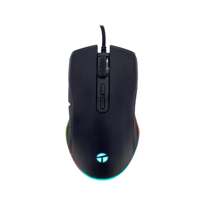 Mouse Gamer Teros Te-1233g, Dpi Hasta 7200, Rgb,7botones, Usb, Negro Domina Tus P