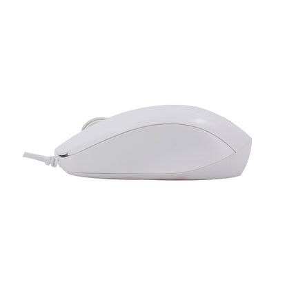 Mouse Óptico Teros Te-1225s, 800-1200-1600 Dpi, Usb, 4 Botones, Color Blanco Desc