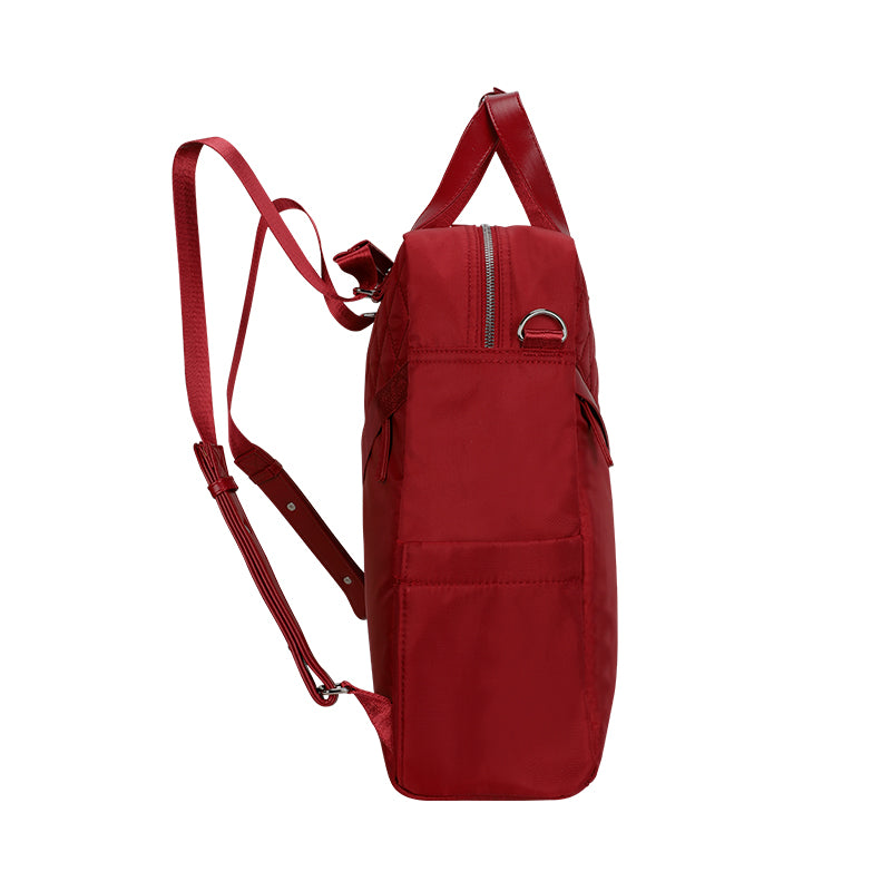 Backpack Teros Roseann Ii Te-9049rd, Para Notebooks De Hasta 14.1, Color Rojo Lu