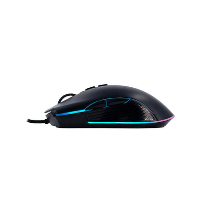 Mouse Gamer Teros Te-1233g, Dpi Hasta 7200, Rgb,7botones, Usb, Negro Domina Tus P