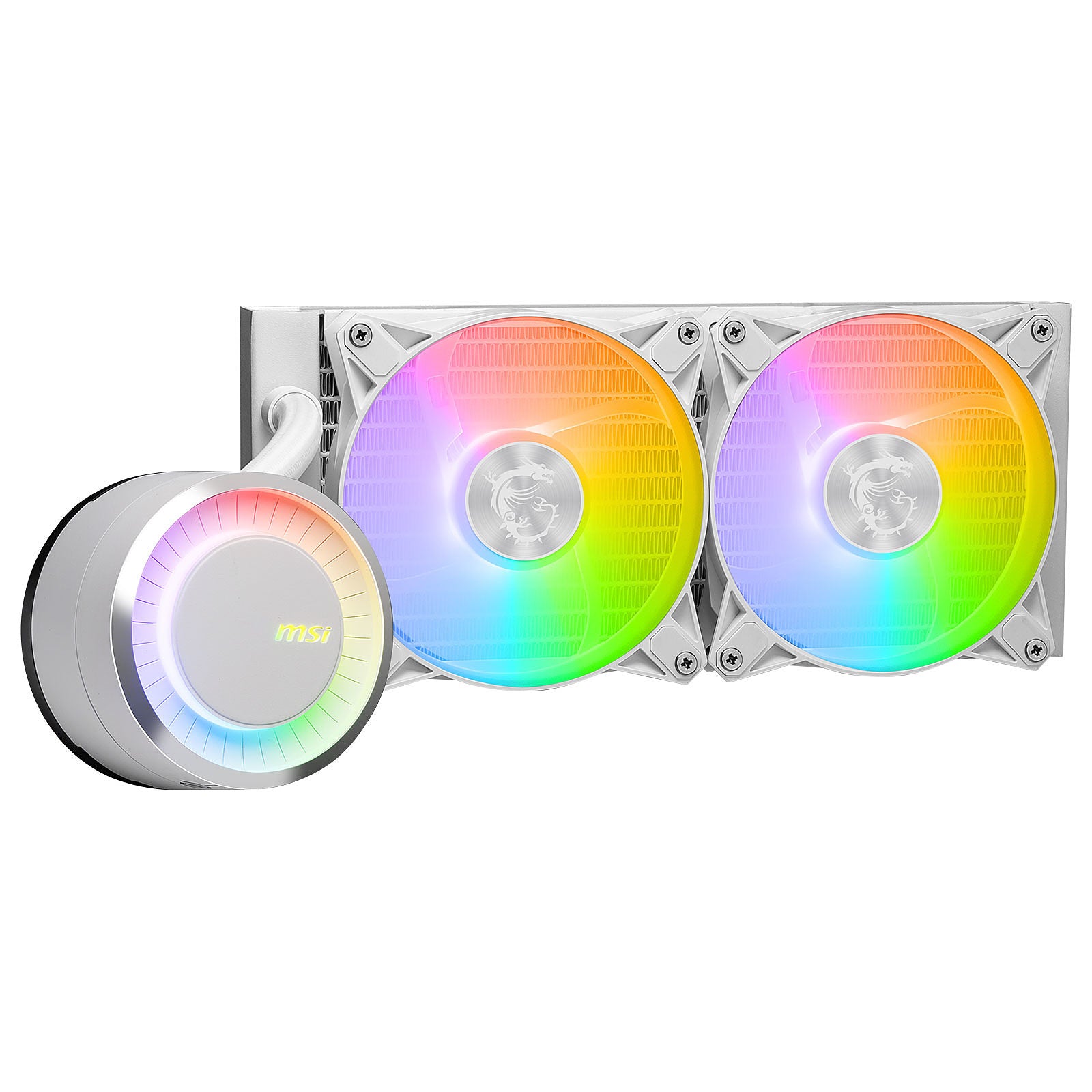 MSI MAG Coreliquid E240 WHITE Placa base, Procesador Sistema de refrigeración líquida todo en uno 12 cm Blanco