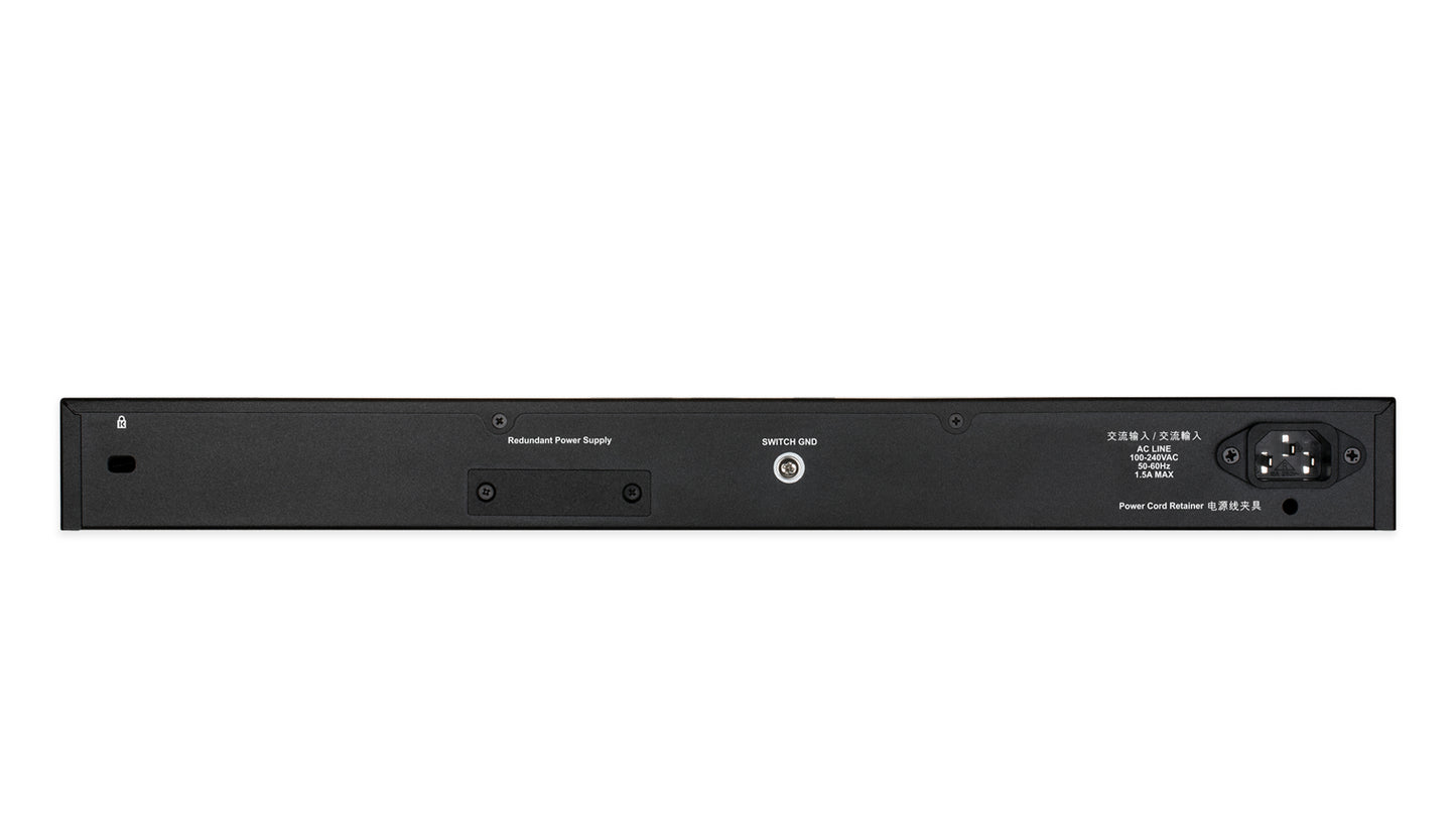 D-Link DGS-3130-30TS switch Gestionado L3 Gigabit Ethernet (10/100/1000) Negro, Gris