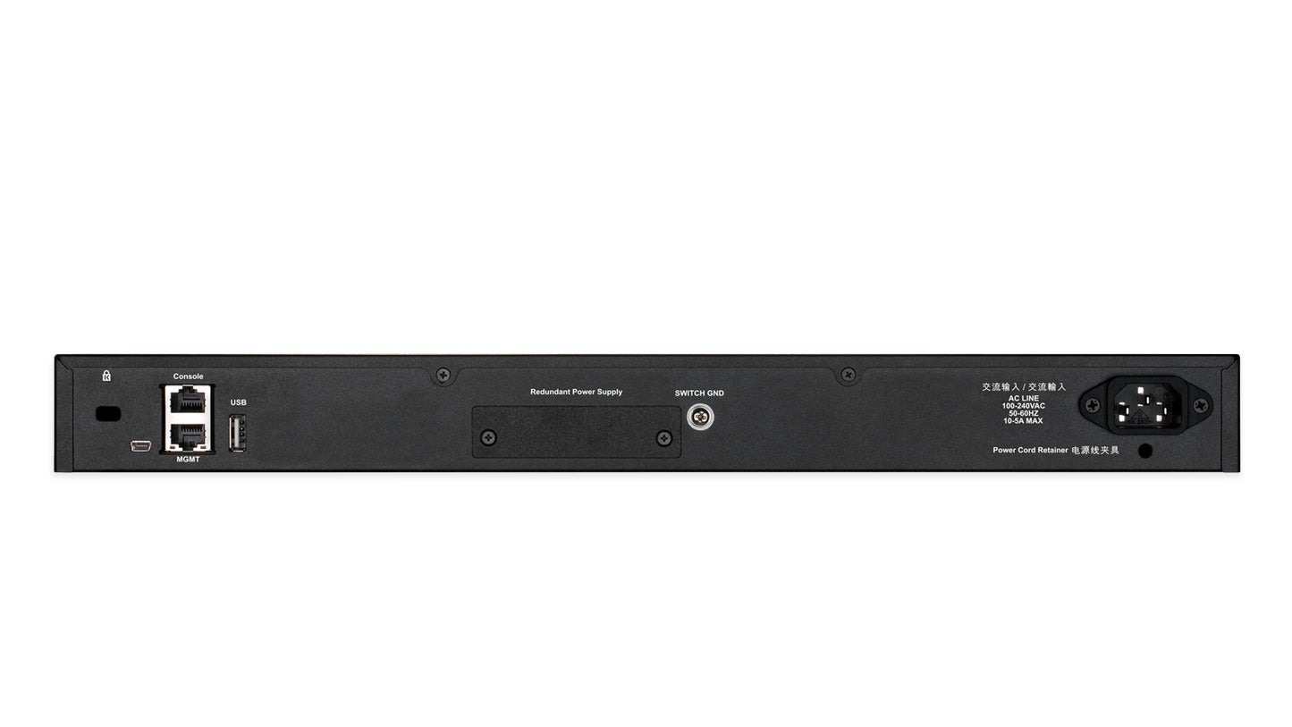 D-Link DGS-3130-54PS Gestionado L3 Gigabit Ethernet (10/100/1000) Energía sobre Ethernet (PoE) Negro, Gris