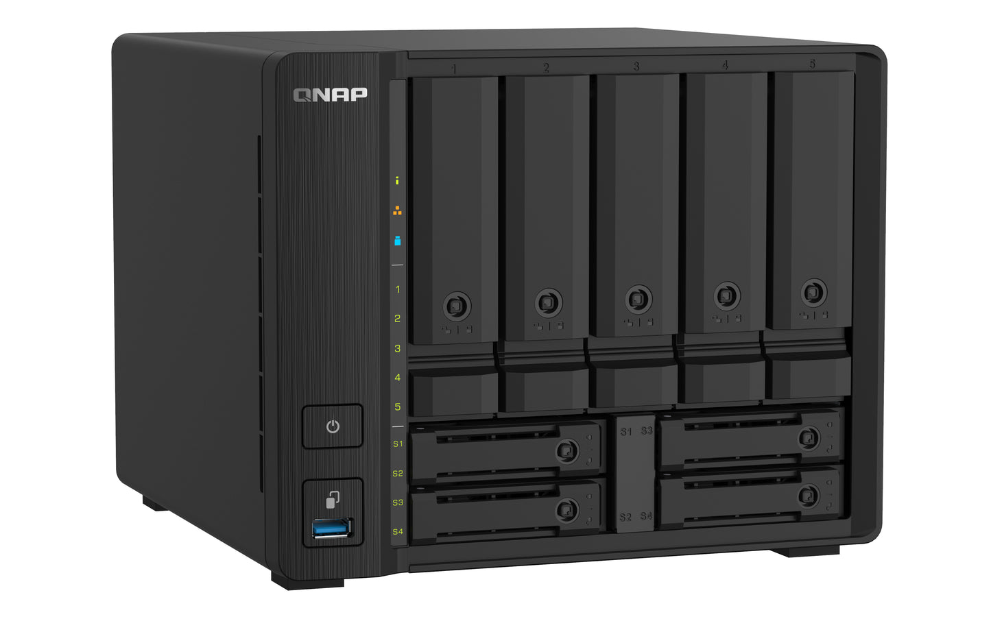QNAP TS-932PX NAS Torre Annapurna Labs Alpine AL-324 4 GB DDR4 0 TB QNAP Turbo System Negro