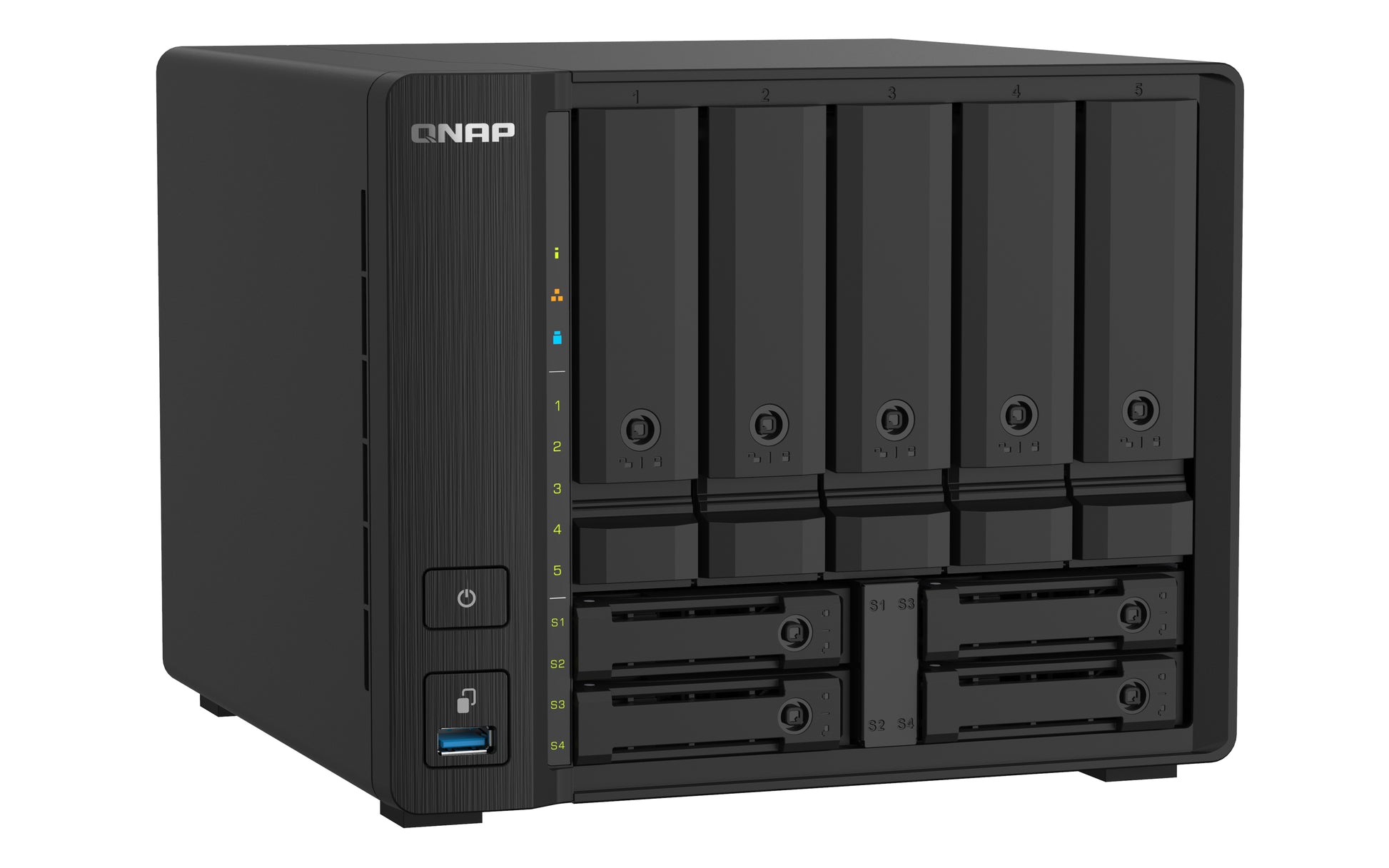 QNAP TS-932PX NAS Torre Annapurna Labs Alpine AL-324 4 GB DDR4 0 TB QNAP Turbo System Negro