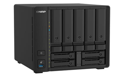 QNAP TS-932PX NAS Torre Annapurna Labs Alpine AL-324 4 GB DDR4 0 TB QNAP Turbo System Negro
