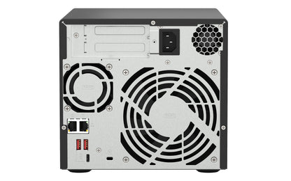QNAP TS-473A NAS Torre Ryzen Embedded V1500B 8 GB DDR4 0 TB QNAP Turbo System Negro