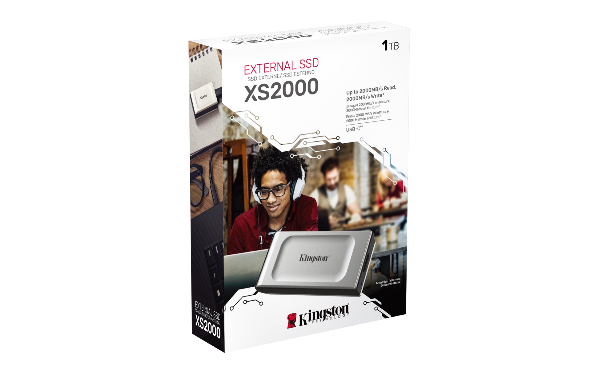 Kingston Technology 1000G SSD portátil XS2000