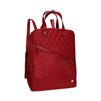 Backpack Teros Roseann Ii Te-9049rd, Para Notebooks De Hasta 14.1, Color Rojo Lu