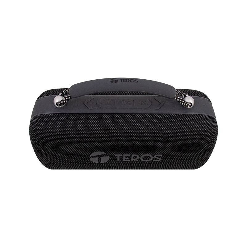Parlante Inalámbrico Teros Vibe 6049, 60w, Bt 5.3, 4000 Mah, Usb, Luces Led, Negro[@@