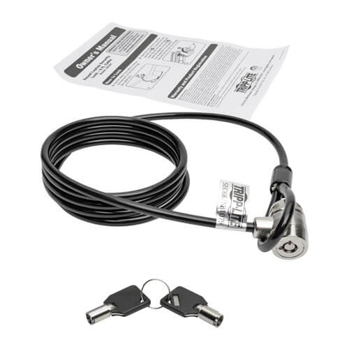 Cable De Seguridad Con Llave Para Laptop Tripp-lite Sec6k, 1.83 M, Negro. Cable A