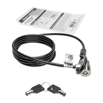 Cable De Seguridad Con Llave Para Laptop Tripp-lite Sec6k, 1.83 M, Negro. Cable A