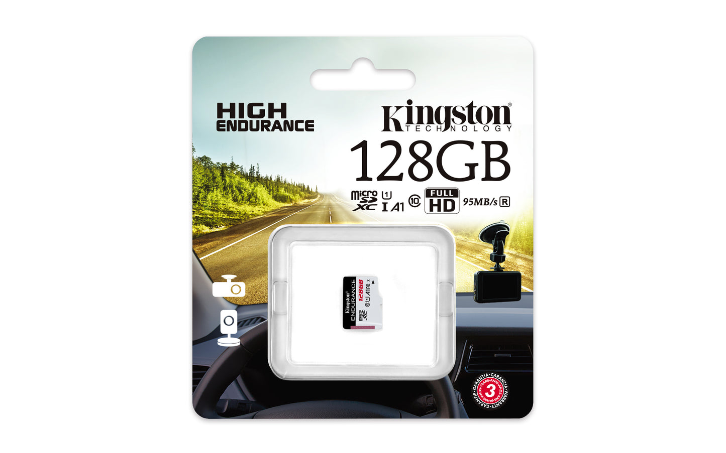 Kingston Technology High Endurance 128 GB MicroSD UHS-I Clase 10