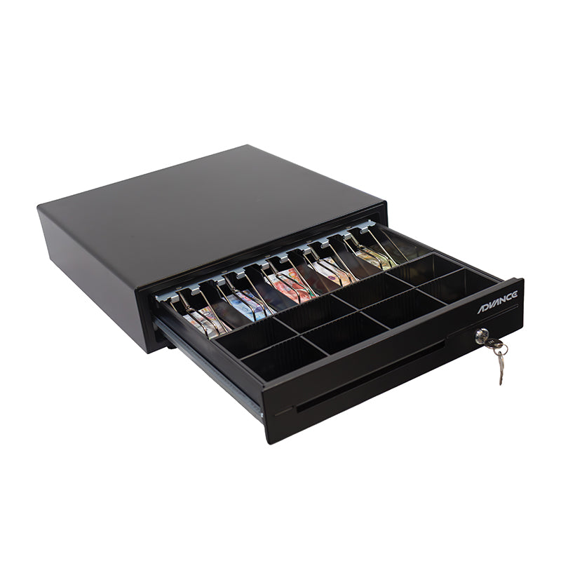 Caja Para Efectivo Advance Adv-6406, 5 Ranuras, Rj11, Negro Mantén El Control De
