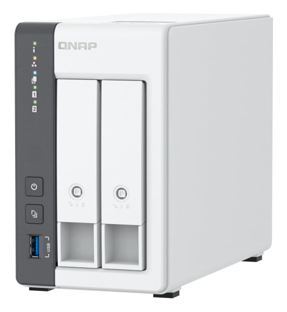 QNAP TS-216G-US servidor de almacenamiento NAS Torre Cortex-A Cortex-A55 4 GB 0 TB Blanco