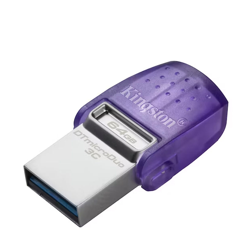 Memoria Flash Usb Kingston Datatraveler Microduo 3c, 64gb, Usb 3.2 Gen 1. Interfa