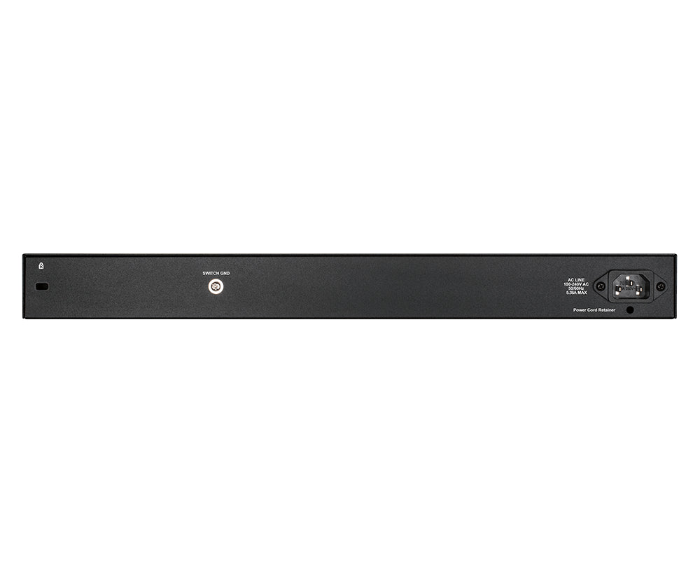 D-Link DGS-1210-28P switch Gestionado L2 Gigabit Ethernet (10/100/1000) Energía sobre Ethernet (PoE) 1U Negro