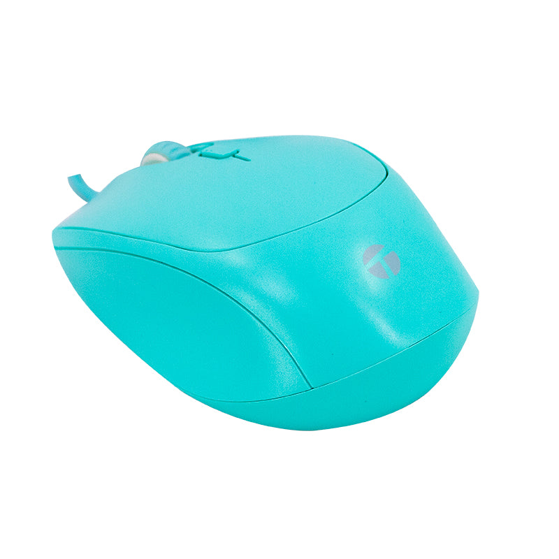 Mouse Óptico Teros Te-1227s, 800-1200-1600 Dpi, Usb, 4 Botones, Color Verde Disfr