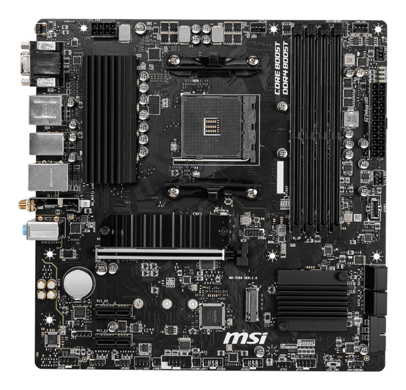 MSI B550M PRO-VDH WIFI placa base AMD B550 Zócalo AM4 micro ATX