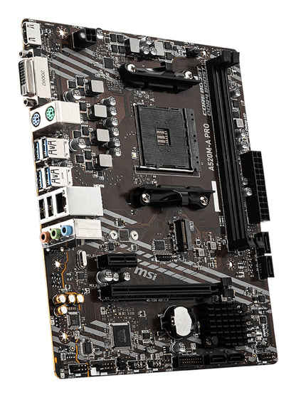 MSI A520M-A PRO placa base AMD A520 Zócalo AM4 micro ATX