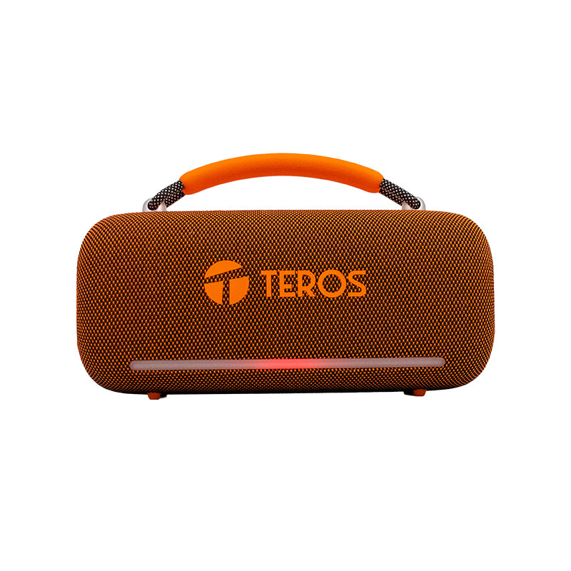 Parlante Inalámbrico Teros Vibe Vb-6049or, 60w, Bt 5.3, 4000 Mah, Usb, Luces Led, Nar
