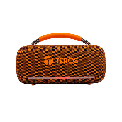Parlante Inalámbrico Teros Vibe Vb-6049or, 60w, Bt 5.3, 4000 Mah, Usb, Luces Led, Nar