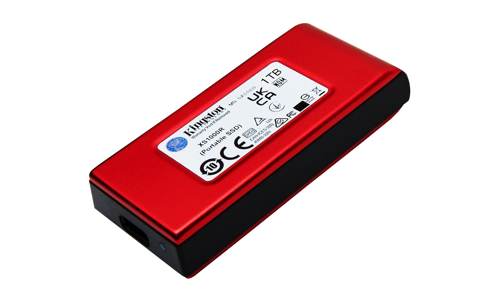 Kingston Technology 1TB SSD externo XS1000 USB 3.2 Gen 2, Rojo