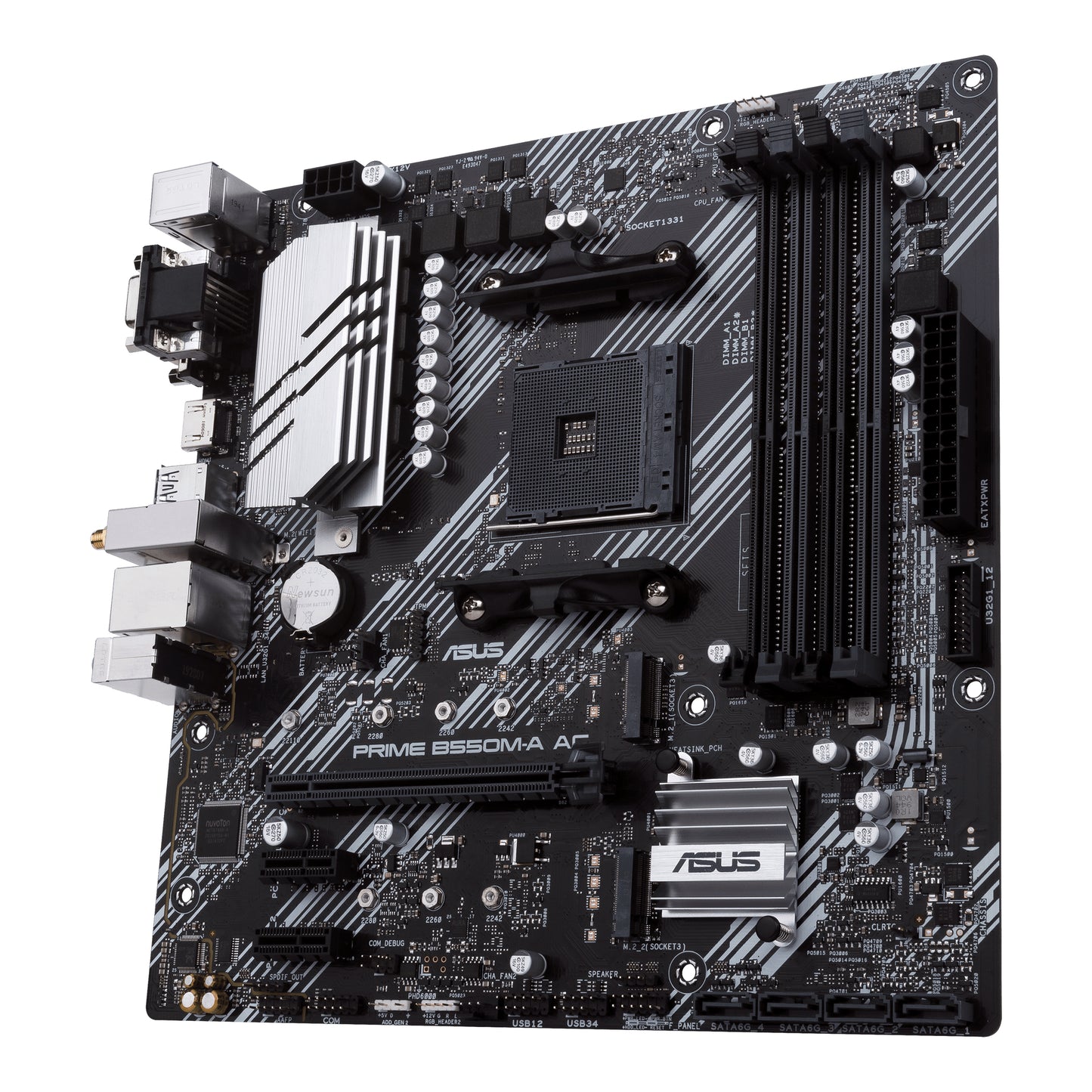 ASUS PRIME B550M-A AC AMD B550 Zócalo AM4 micro ATX