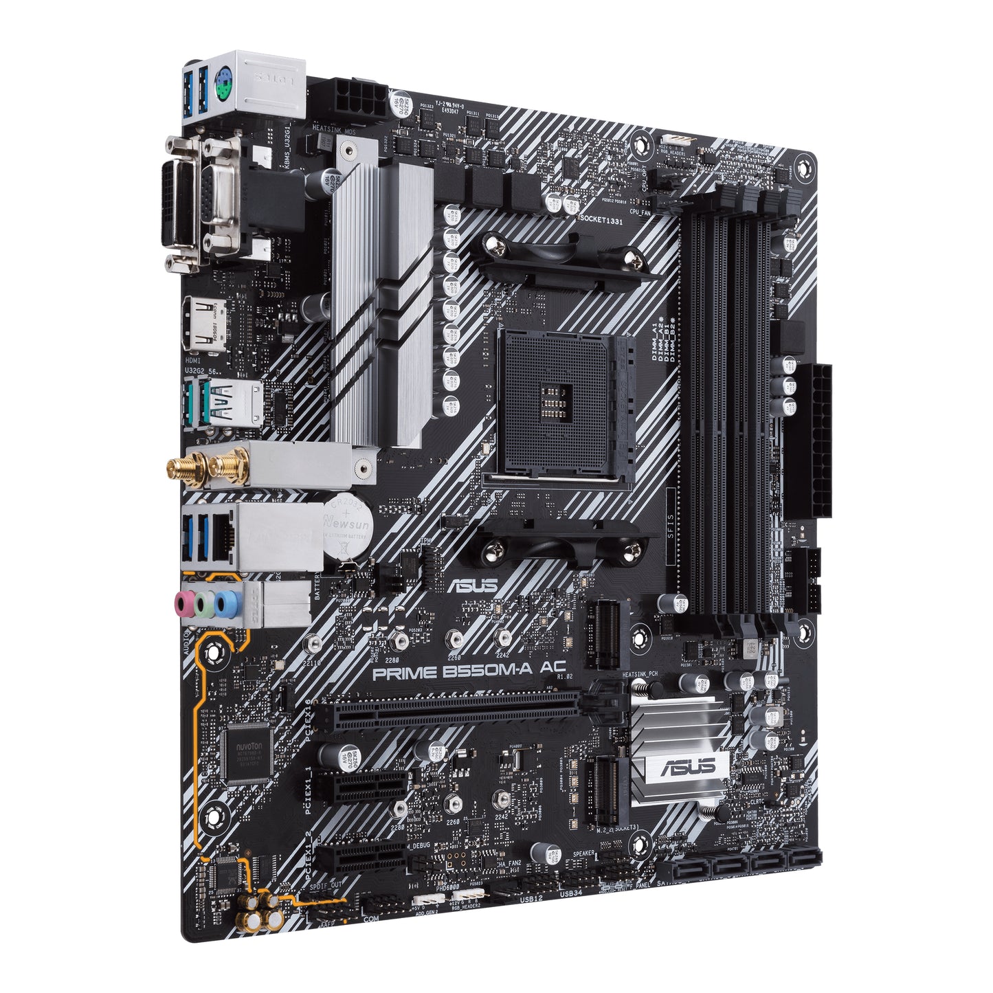 ASUS PRIME B550M-A AC AMD B550 Zócalo AM4 micro ATX